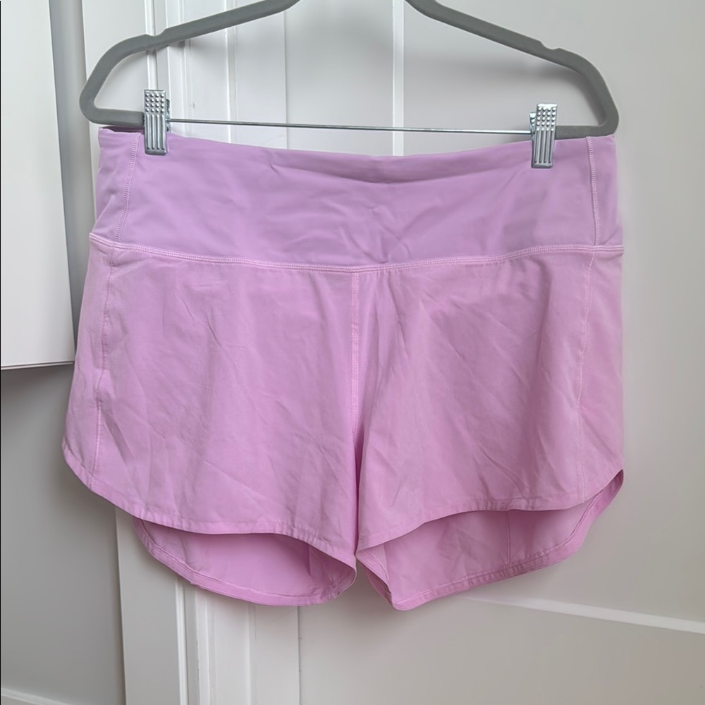 Lululemon Athletica Pink Performance Athletic Shorts